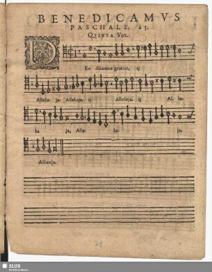 Benedicamus Paschale, à 5