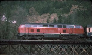 Alpirsbach Lok 215 070 Eilzug Tübingen-Strasbourg Kinzigbrücke