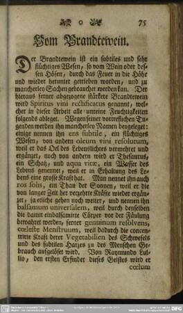Vom Brandtewein