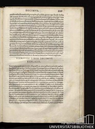 Vitrvvii liber decimvs explicit.