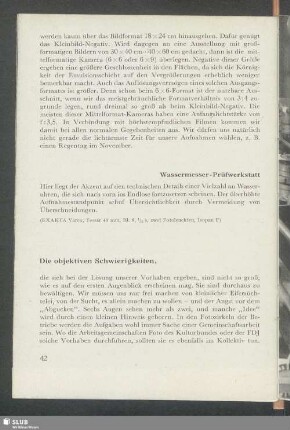 Die objektiven Schwierigkeiten