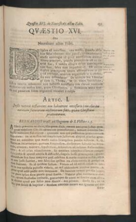 Quaestio XVI. De Necessitate actus Fidei.