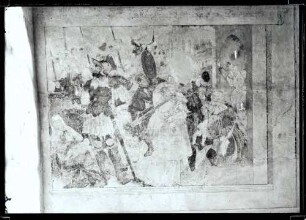 Kirche; Wandbilder im Chor, nach der Restaurierung