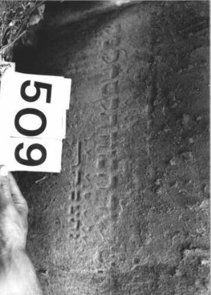 Grabstein 509 (Detailaufnahme)