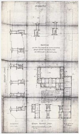 Siedlung Haeselerstraße, Berlin-Charlottenburg: Block 10, Königin-Elisabeth-Straße/Haeselerstraße, Saalbau: Grundriss EG 1:100