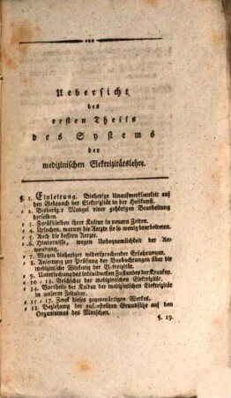 System der medizinischen Elektrizitäts-Lehre : mit Rüksicht auf den Galvanismus ; zwei Theile mit Kupfern, [1]
