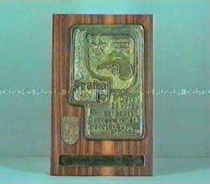 Kassette mit Schmucktafel