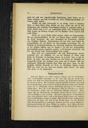 Schulgottesdienst