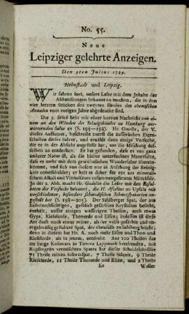 No. 55. Den 9ten Julius 1789.
