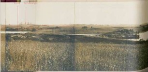Foto eigener und russischer Stellungen nordwestlich Posdyntki (linker Bildteil)