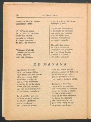 De mañana