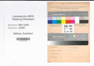 Entnazifizierung Everhard Beltrop, geb. 02.04.1913 (Kaufmann)