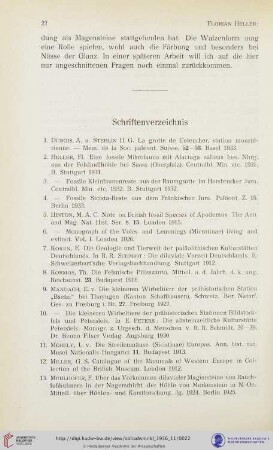 Schriftenverzeichnis