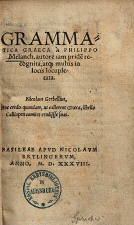 Grammatica graeca