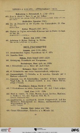 Holzschnitte (Nr. 405-765)