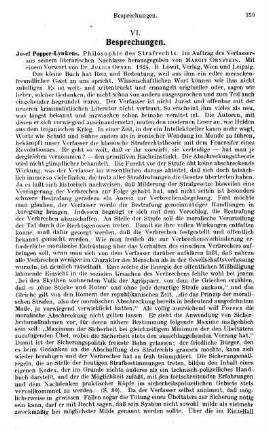 359-360, Josef Popper-Lynkeus. Philosophie des Strafrechts. 1924