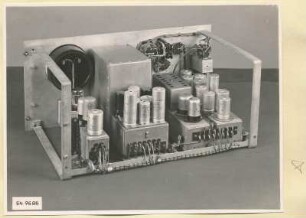 Schmalbandmessverstärker, Verstärker vorn, Foto 1954
