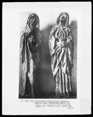 Maria und Johannes von einer Kreuzigungsgruppe