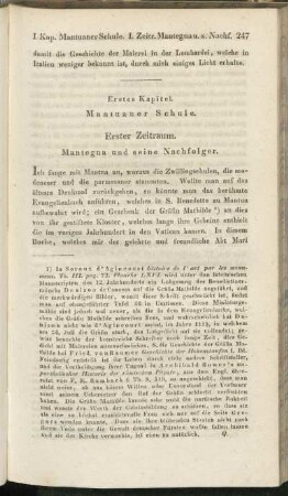 Erstes Kapitel. Mantuaner Schule.