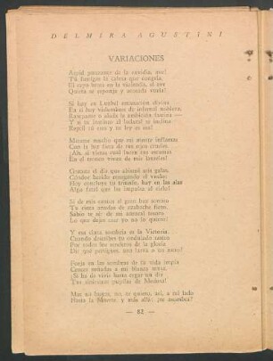 Variaciones