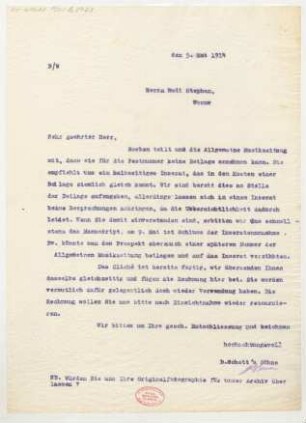 Brief an Rudi Stephan : 05.05.1914