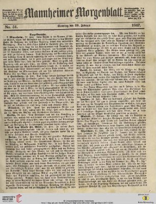 Mannheimer Morgenblatt