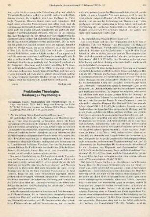 923-927 [Rezension] Drewermann, Eugen, Psychoanalyse und Moraltheologie