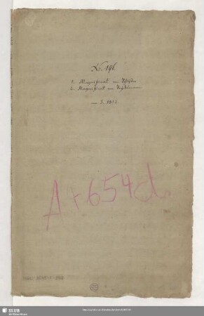 2 Magnificat - Mus.3549-E-508 - Mus.3549-E-508a : V (3), Coro, orch, bc