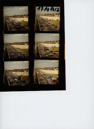 Lärmschutzwand - BAB 3, Leverkusen, 1986