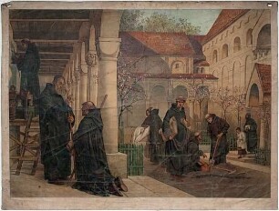 Im Klosterhofe (X. Jahrhundert)
