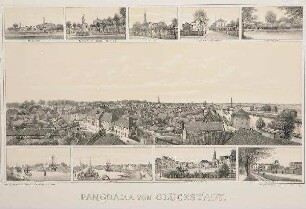 Panorama von Glückstadt.