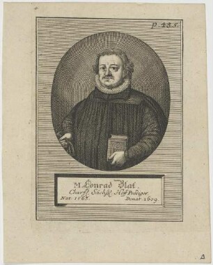 Bildnis des Conrad Blat