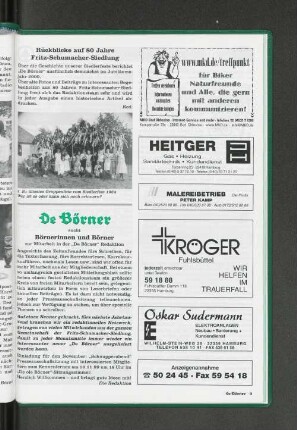 De Börner sucht Börnerinnen und Börner