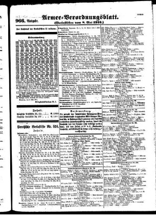 966. Ausgabe. Montag, 8. Mai 1916