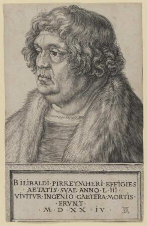 Bildnis des Bilibaldus Pirkeymherus