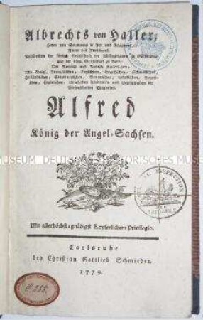 Schrift über den Angelsachsenkönig Alfred den Großen