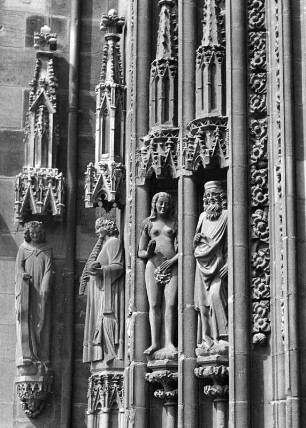 Gewände : Gewände. Stein (1350/1360). Nürnberg, Sankt Lorenz, Westportal