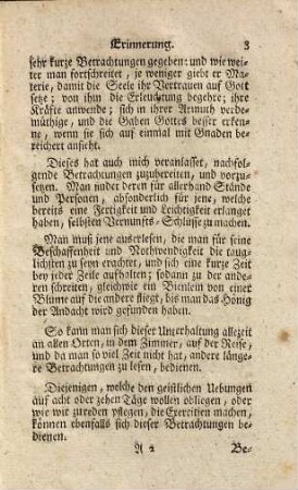 Kurtze Betrachtungen für allerhand Stände