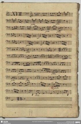 17. Anonymus, Instrumentalstücke, G-Dur