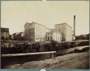 Die Bienertmühle (Kurfürstliche Hofmühle) und Weißeritz in Plauen bei Dresden