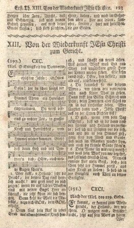 XIII. Von der Wiederkunft Jesu Christi zum Gericht.