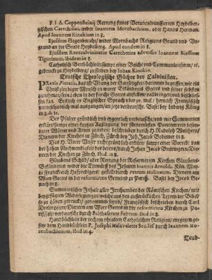 Teutsche Theologische Bücher der Calvinisten.