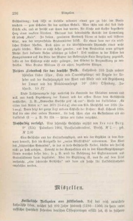 236-240 Miscellen