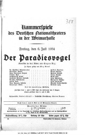 Der Paradiesvogel
