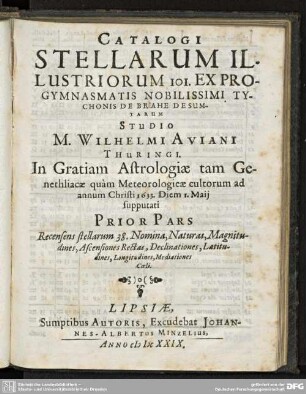 Catologi Stellarum Illustriorum 101.