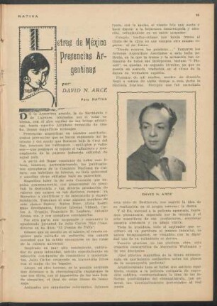 Letras de México Presencias Argentinas