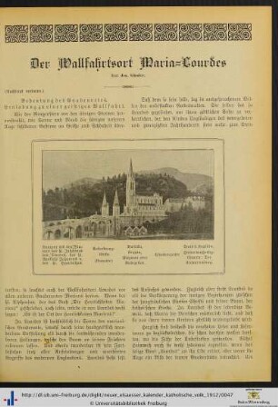 Der Wallfahrtsort Maria-Lourdes.