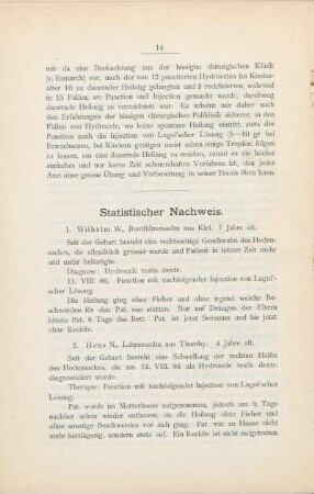 Statistischer Nachweis.