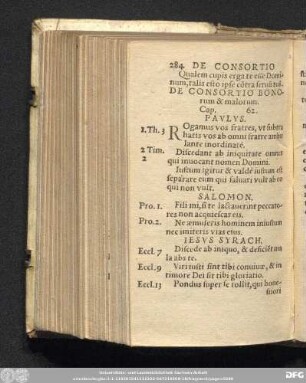 De Consortio Bonorum & malorum. Cap. 62.