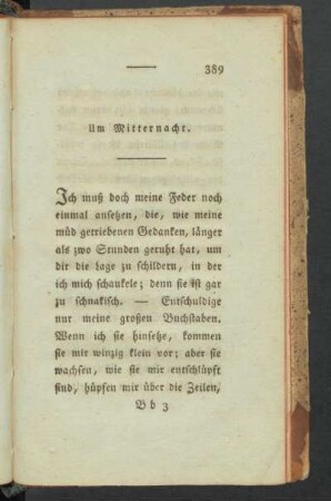 Um Mitternacht